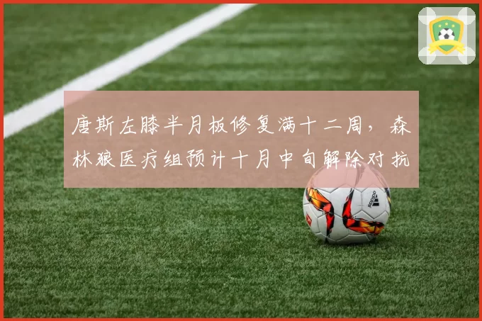 唐斯左膝半月板修复满十二周,森林狼医疗组预计十月中旬解除对抗限制