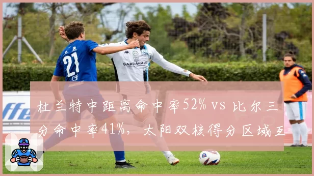 杜兰特中距离命中率52% vs 比尔三分命中率41%，太阳双核得分区域互补性
