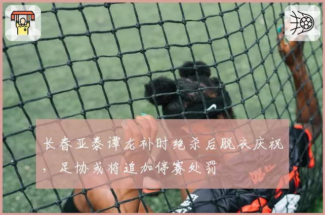 长春亚泰谭龙补时绝杀后脱衣庆祝,足协或将追加停赛处罚