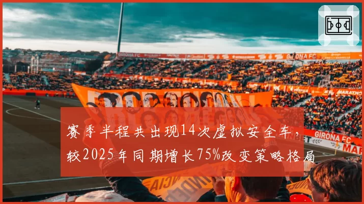 赛季半程共出现14次虚拟安全车,较2025年同期增长75%改变策略格局